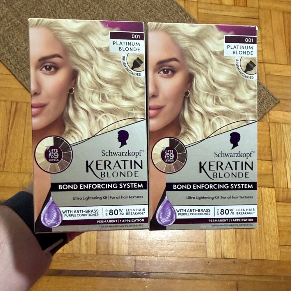Schwarzkopf Keratin Blonde Hair Color - Platinum Blonde